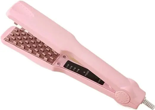 Hair Straightener & Curler – Ceramic Crimper, Corrugated Curler, Flat Iron for 3D Fluffy Hair Styling - Flyzeo Store