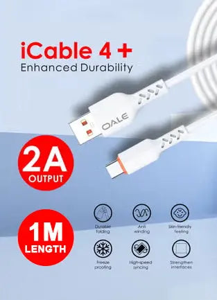 Type-C Fast Charging Cable for iPhone & Android – Durable 13-Month Warranty - Flyzeo Store