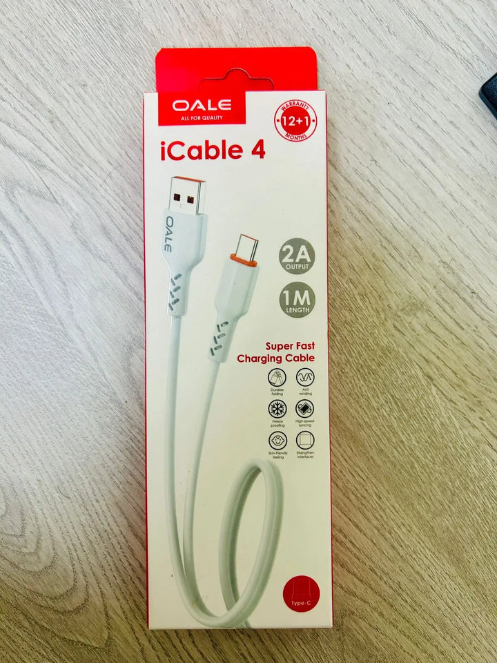 Type-C Fast Charging Cable for iPhone & Android – Durable 13-Month Warranty - Flyzeo Store